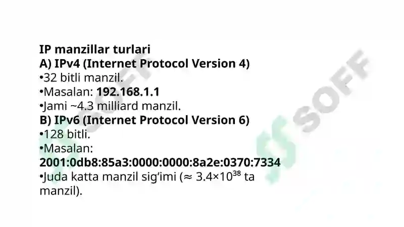 Internet Protokoli(IP) 4
