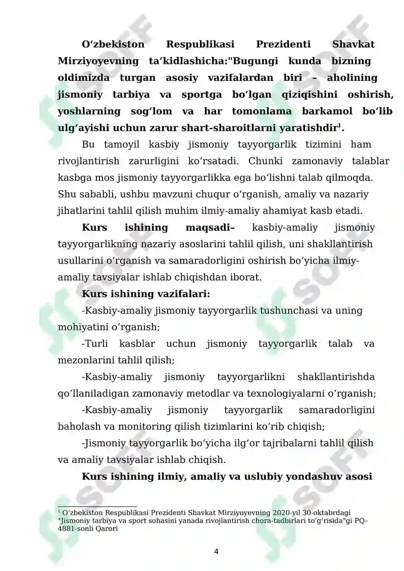 KASBIY-AMALIY JISMONIY TAYYORGARLIK 4