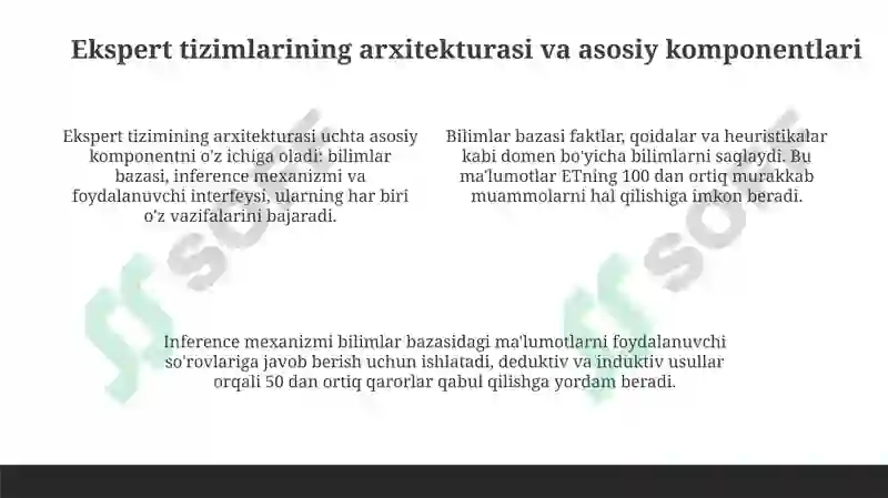 Ekspert tizimlari 4