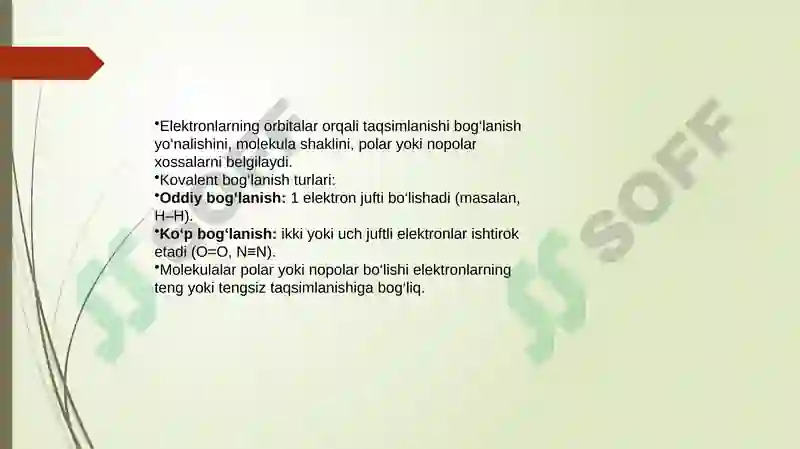 Murakkab Birikmalardagi Kimyoviy Bog'lanish Turlari 4