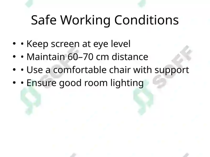 Health & Safety While Using a Computer 4