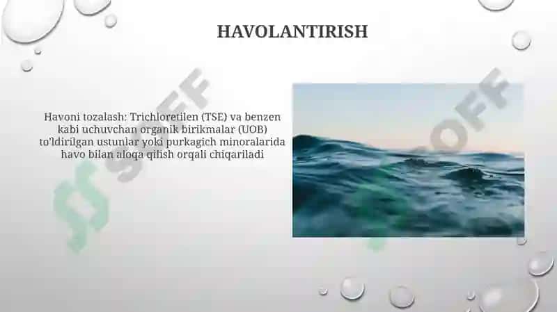 Ichimlik suvi sifatini yaxshilashning asosiy usullari 4