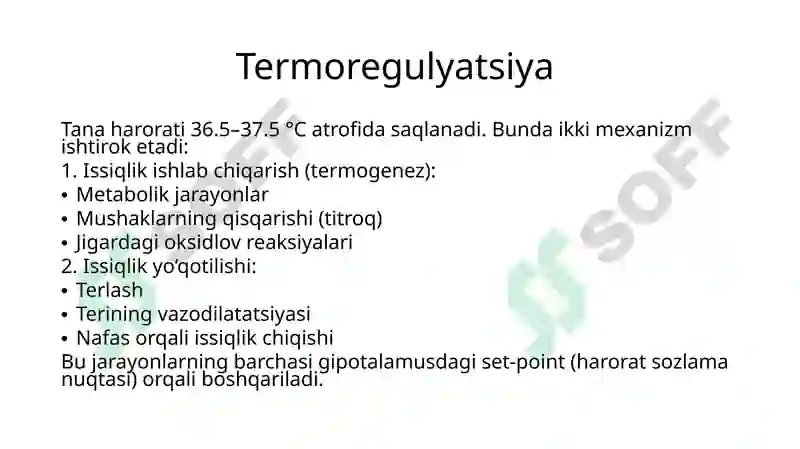 Isitmani gipertermiyadan farqlovchi xossalari 4