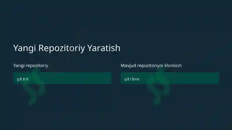 Git va Asosiy Buyruqlar 4
