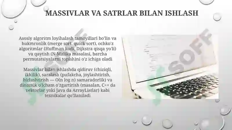 Algoritmlashtirish va dasturlash asoslar 4
