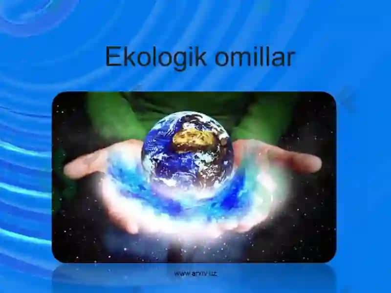 Tabiatni muhofaza qilishning ilmiy va nazariy asoslari 4