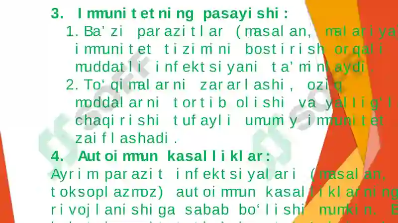 Immunitet va uning turlari 4