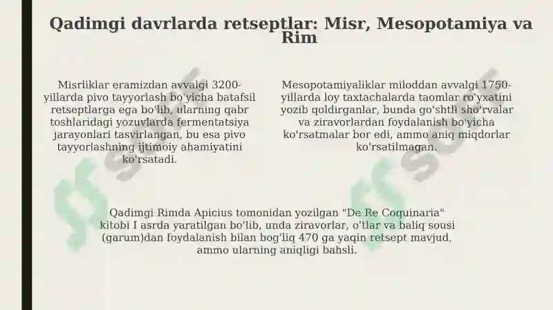 Retsept tarixi 4