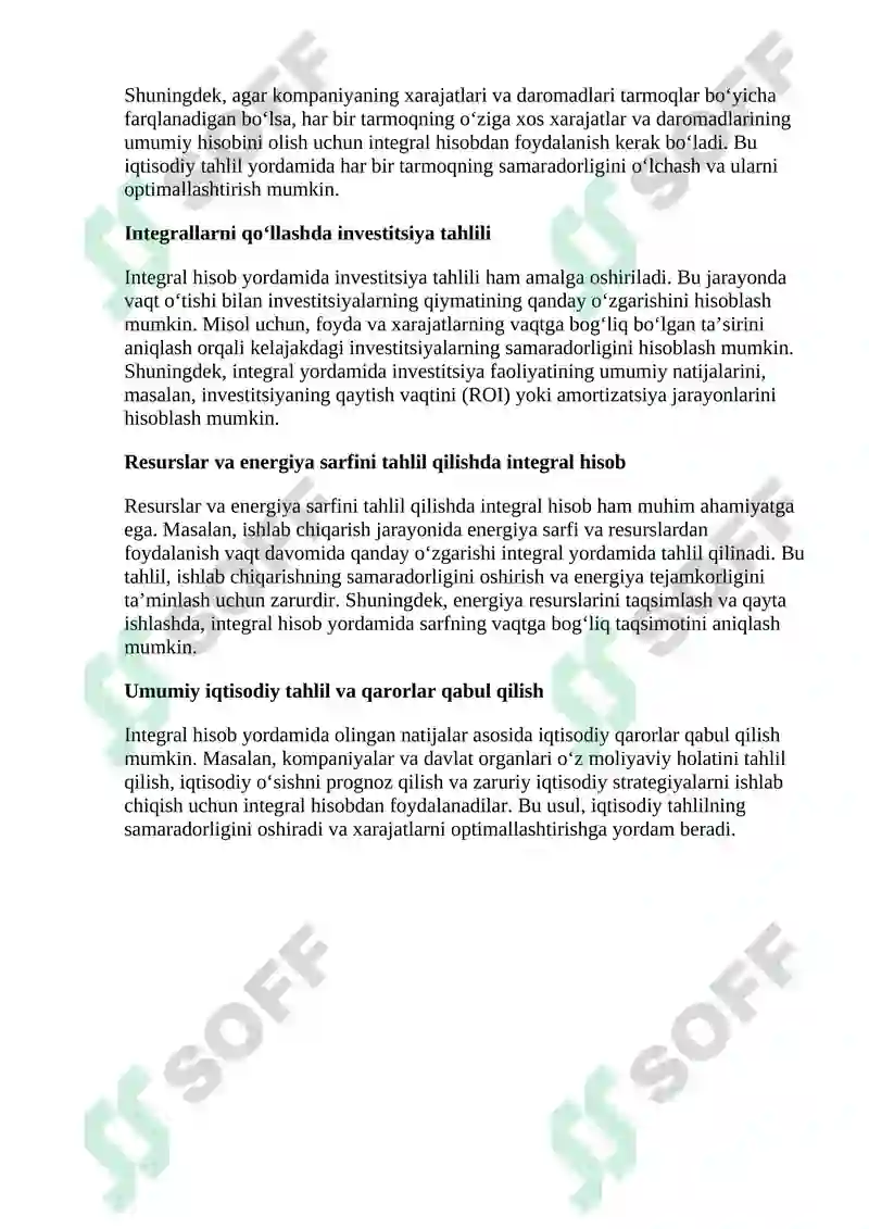 Integral hisob tatbiqlari 4