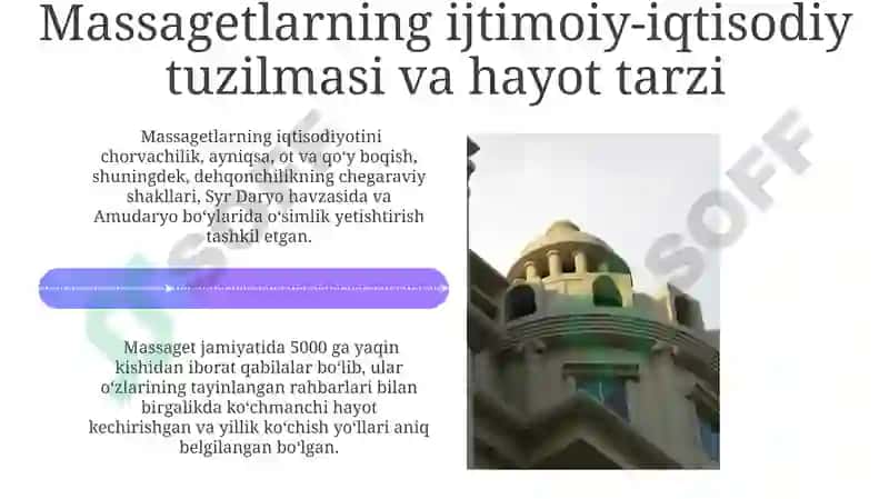 Markaziy Osiyoda Ko'chmanchi Massaget Qabilalari va Davlatlarining Paydo Bo'lishi 4