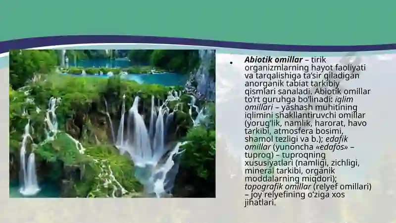 MAKROMUHIT OMILLARI DEMOKRATIK IQTISODIYOT TABIAT OMILLARI ILMIY TEXNIK OMILLAR, SIYOSIY HUQUIY OMILLAR 4