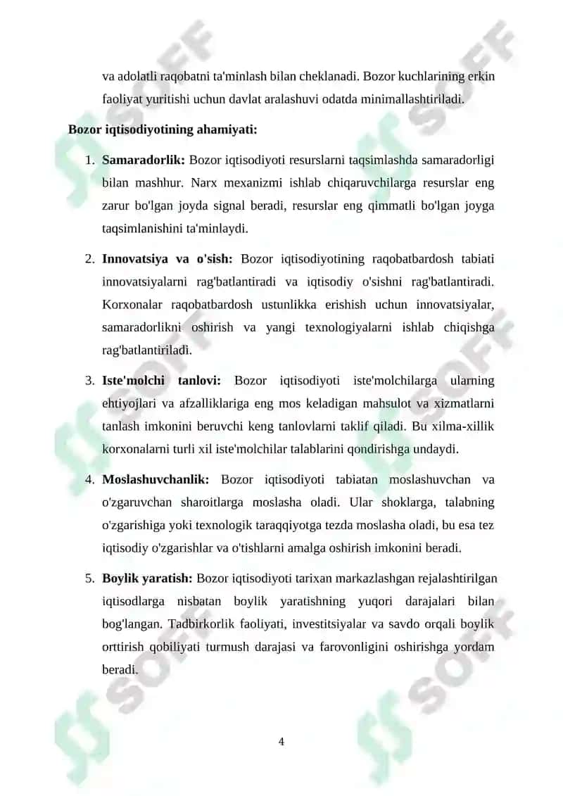 Bozor iqtisodiyotida iqtisodiy muassasalar va davlatning roli 4