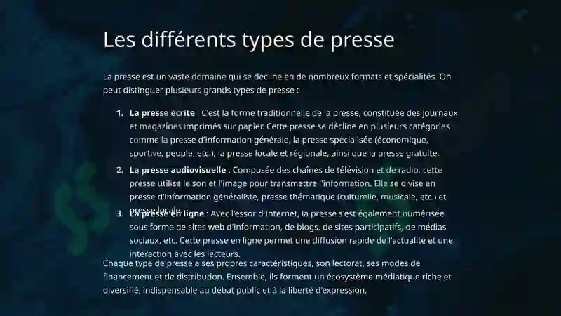Introduction à la presse 4
