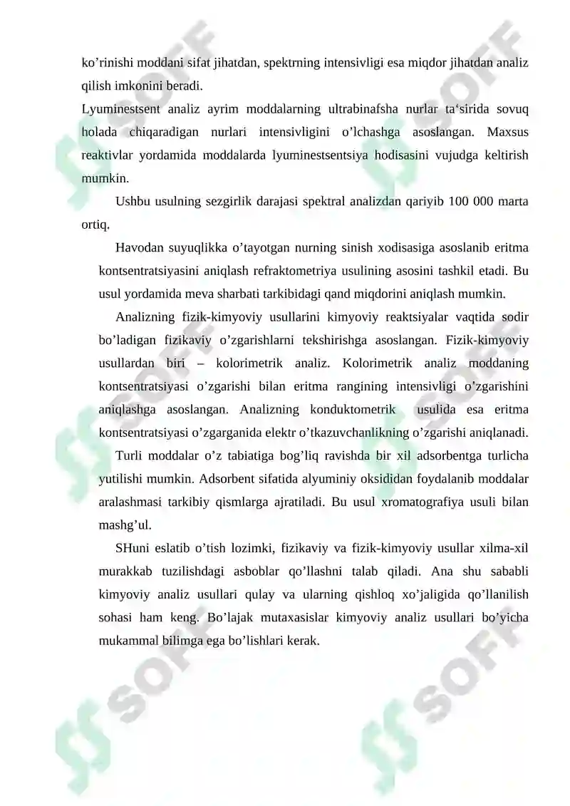 Analitik kimyo fani va uning usullari 4