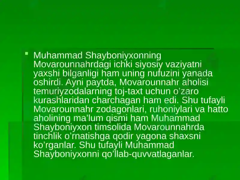 Muhammad Shayboniyxon 4