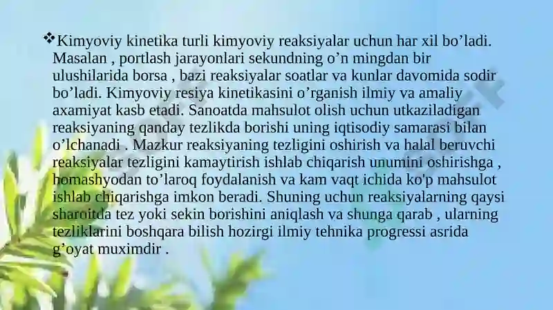 Kimyoviy kinetika va kataliz 4