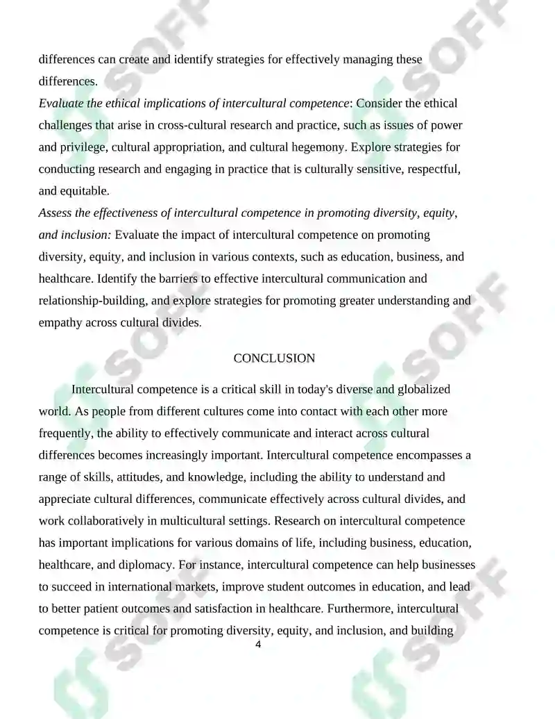 Intercultural Competence 4