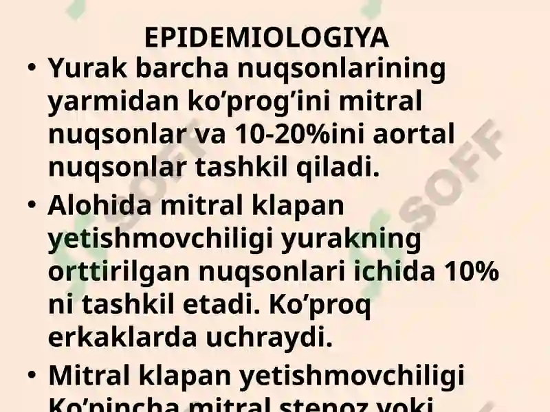 Mitral klapan yetishmovchiligi 4