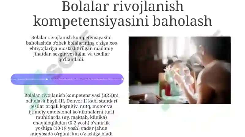 Bolalar Rivojlanishi Kompotensiyasi 4