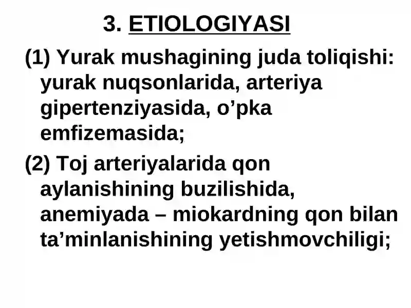 Yurak yetishmovchiligi 4