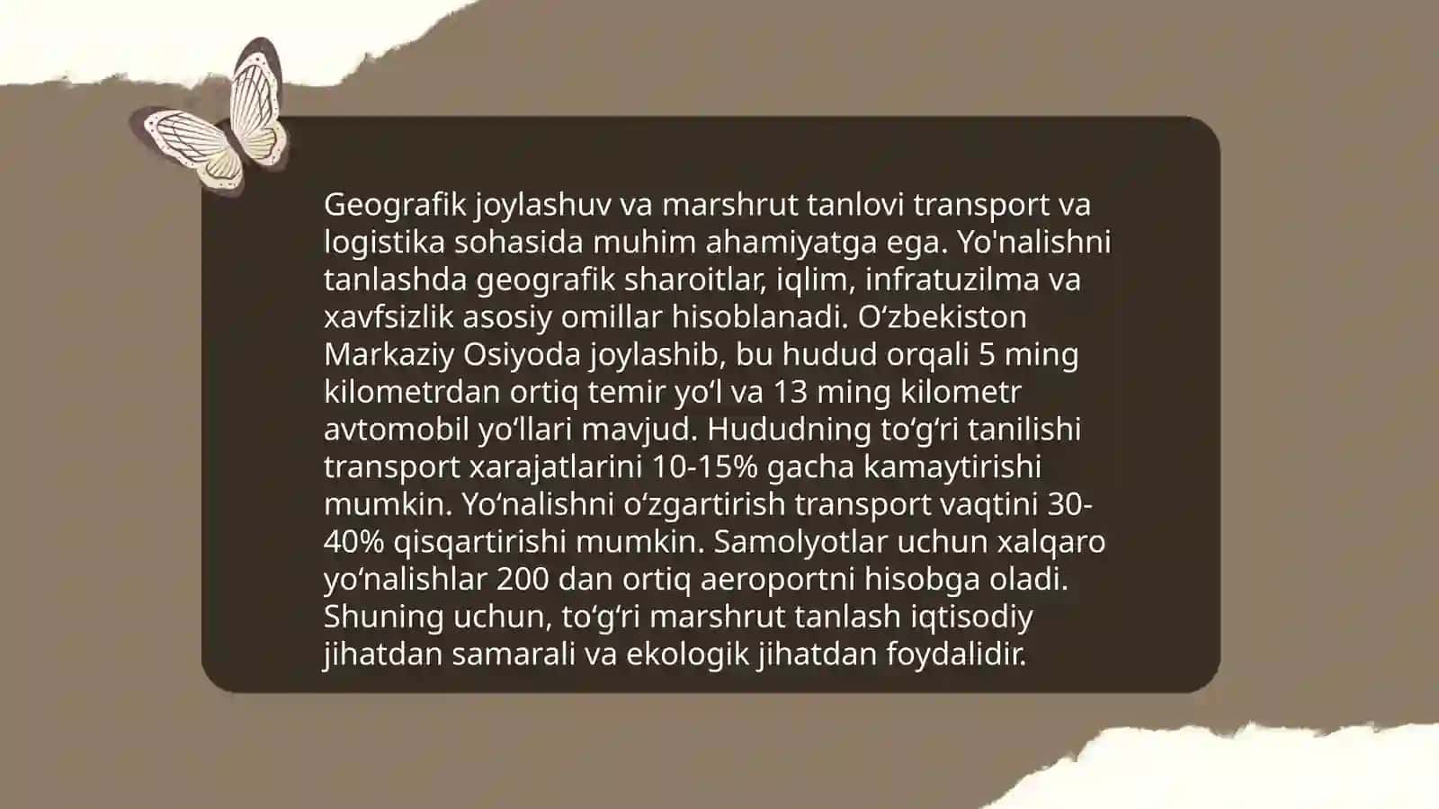 Turistik marshrutlarni ishlab chiqarish usullari 4