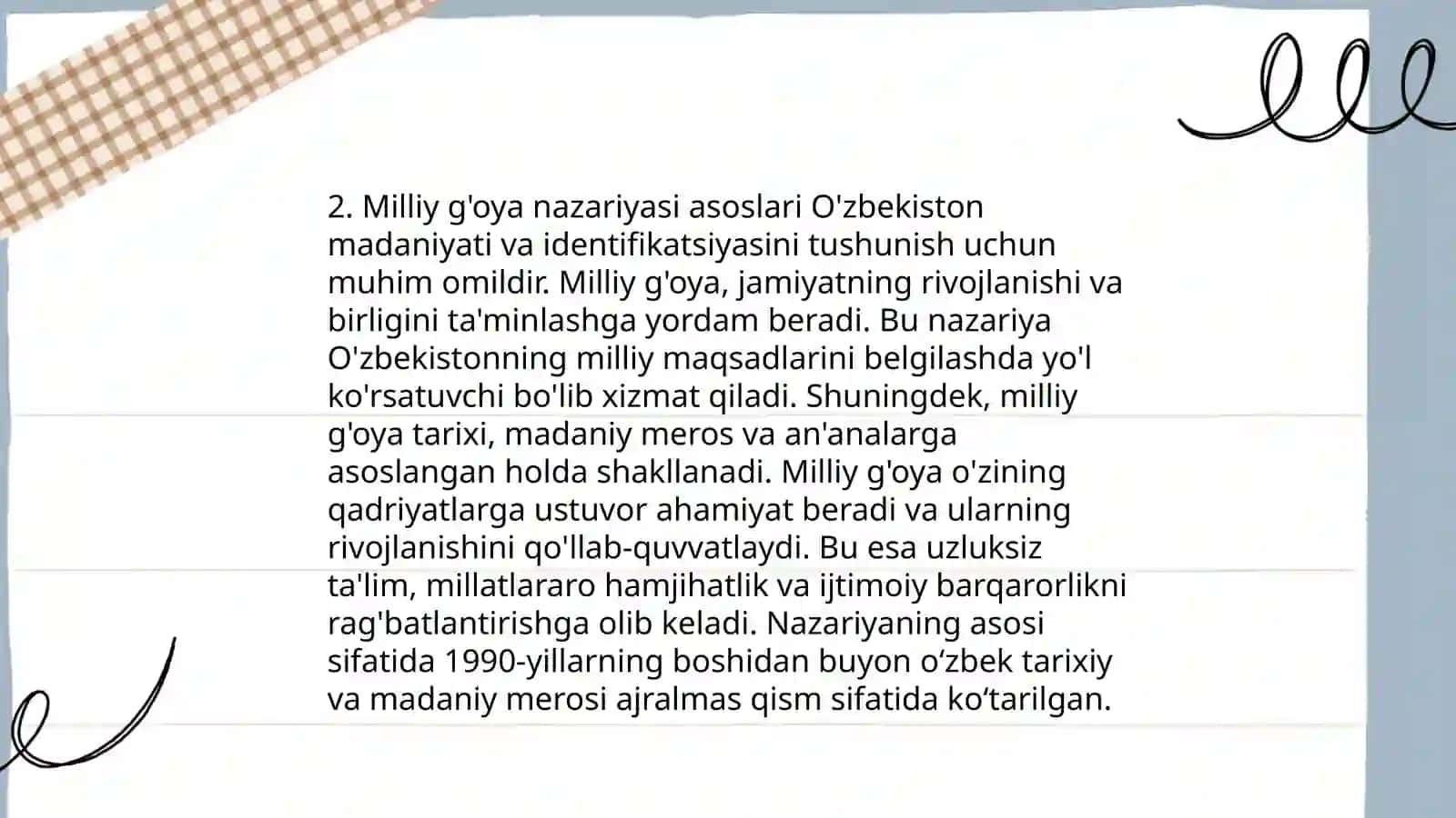 Milliy g'oya tarixi va nazariyasi fanining obyekti, predmeti, maqsadi va vazifalari 4