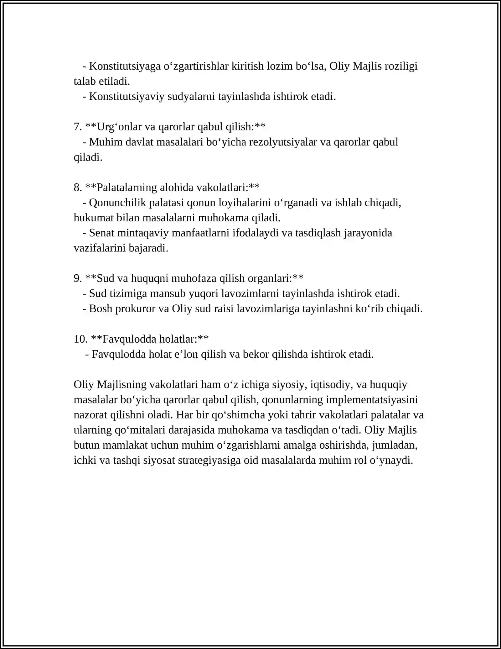 Oʻzbekiston Respublikasi Oliy Majlisi 4