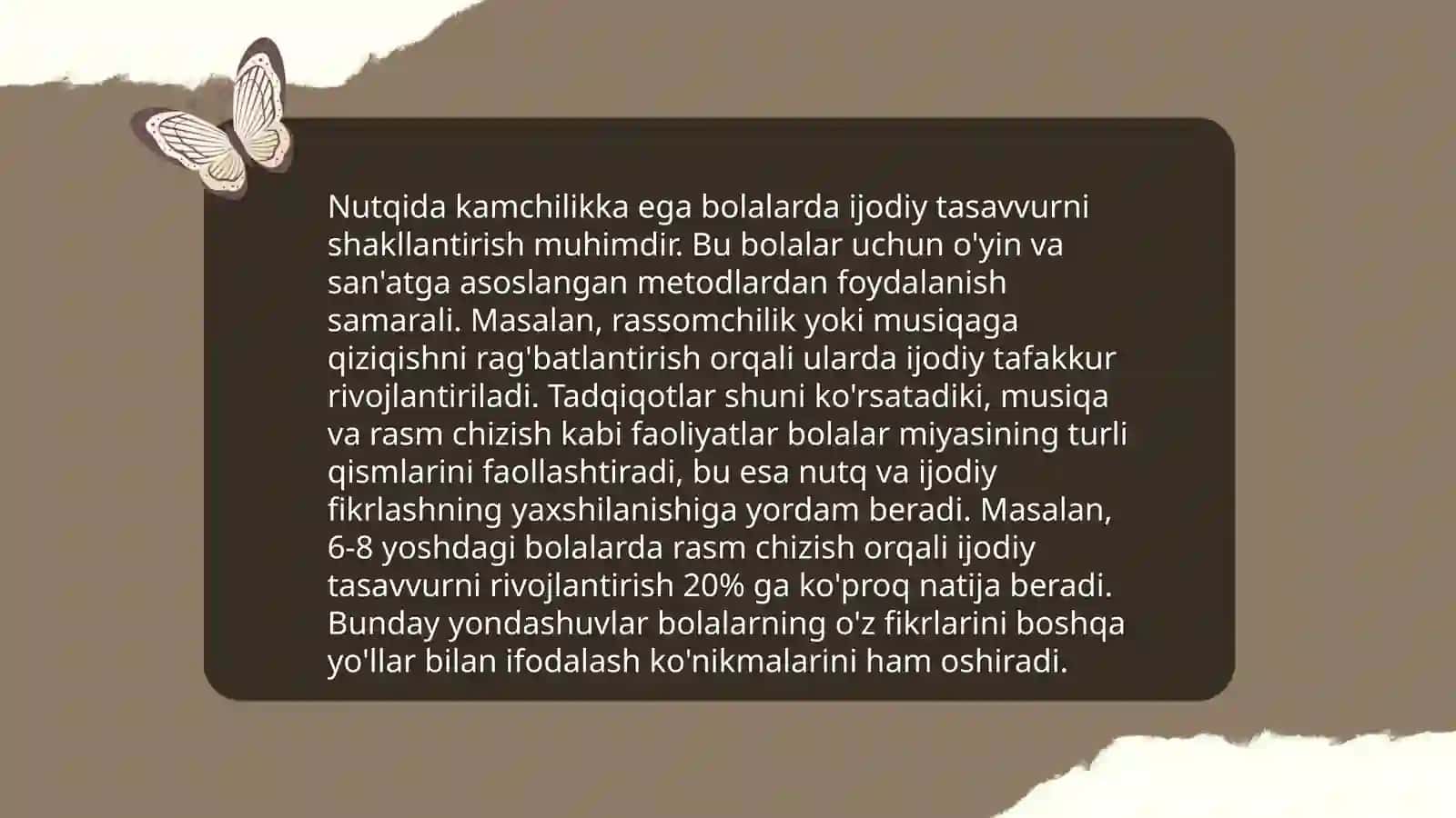Nutqida kamchiligiga ega bo‘lgan bolalarning tasavvur faoliyati 4