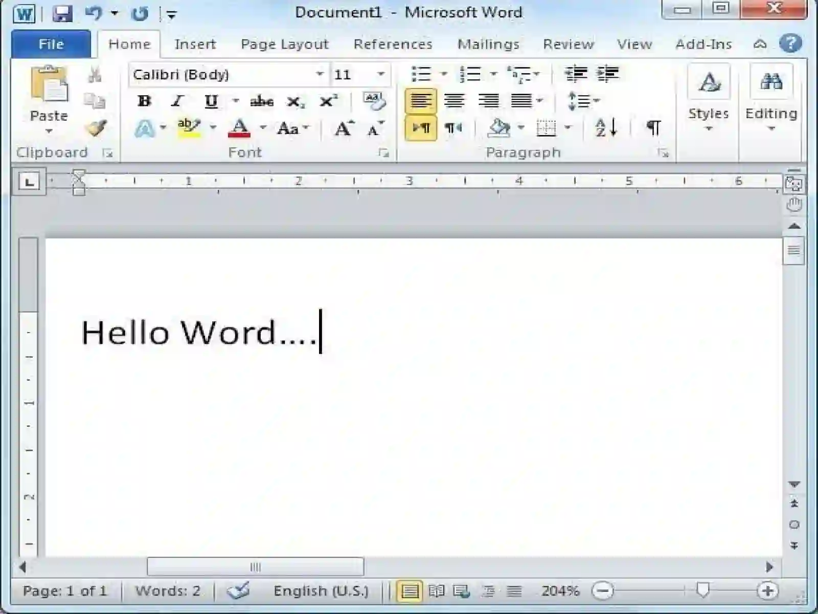 Microsoft Word 4