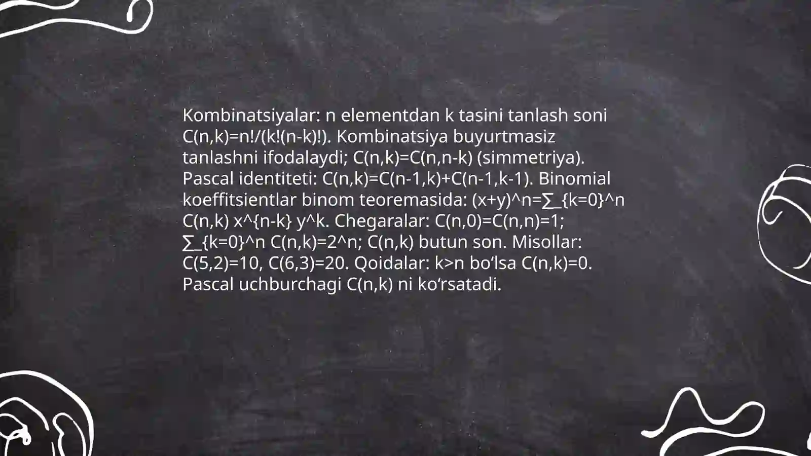 Qiziqarli kombinatorika 4