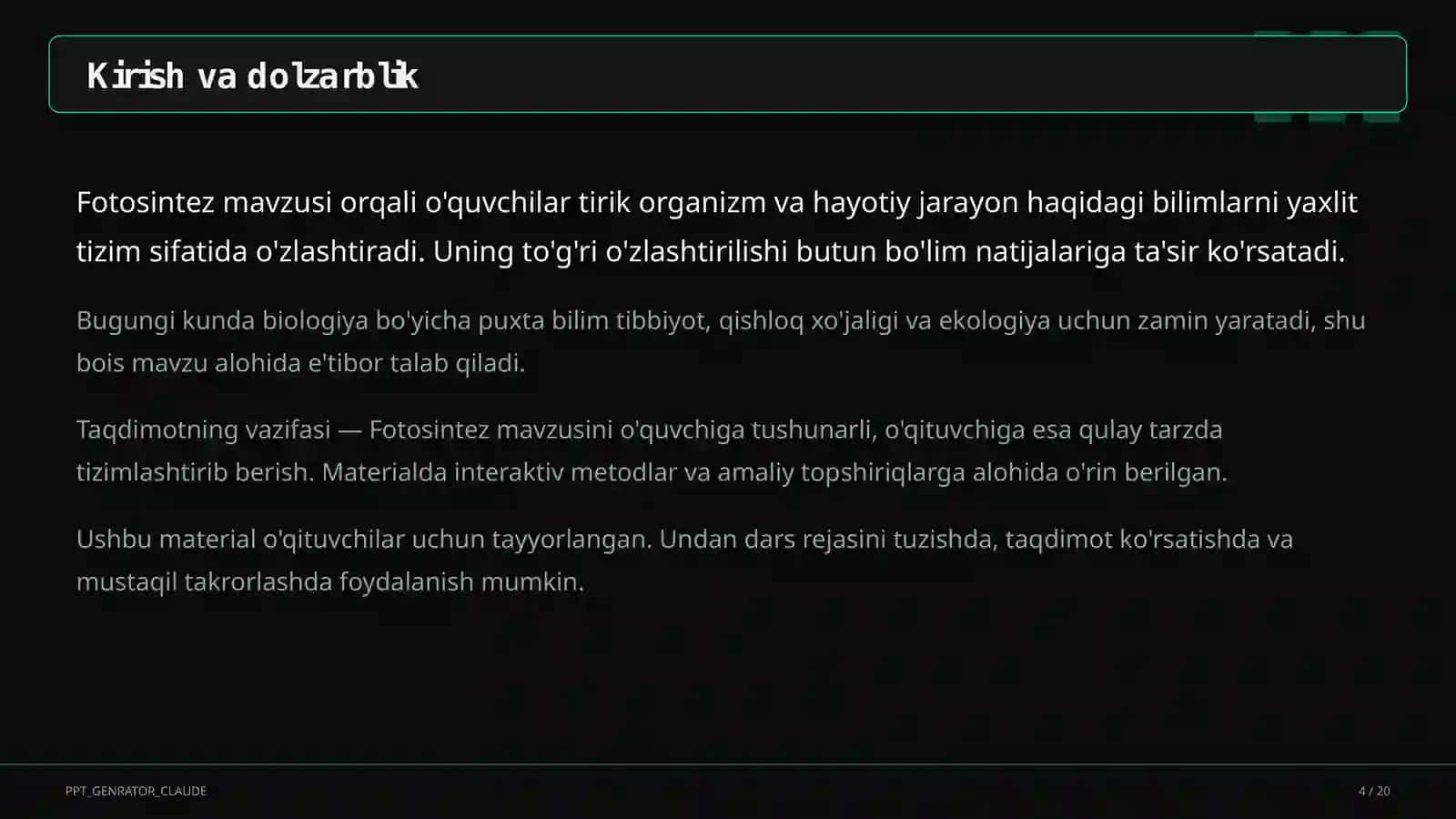 Biologiya (5–11) 2