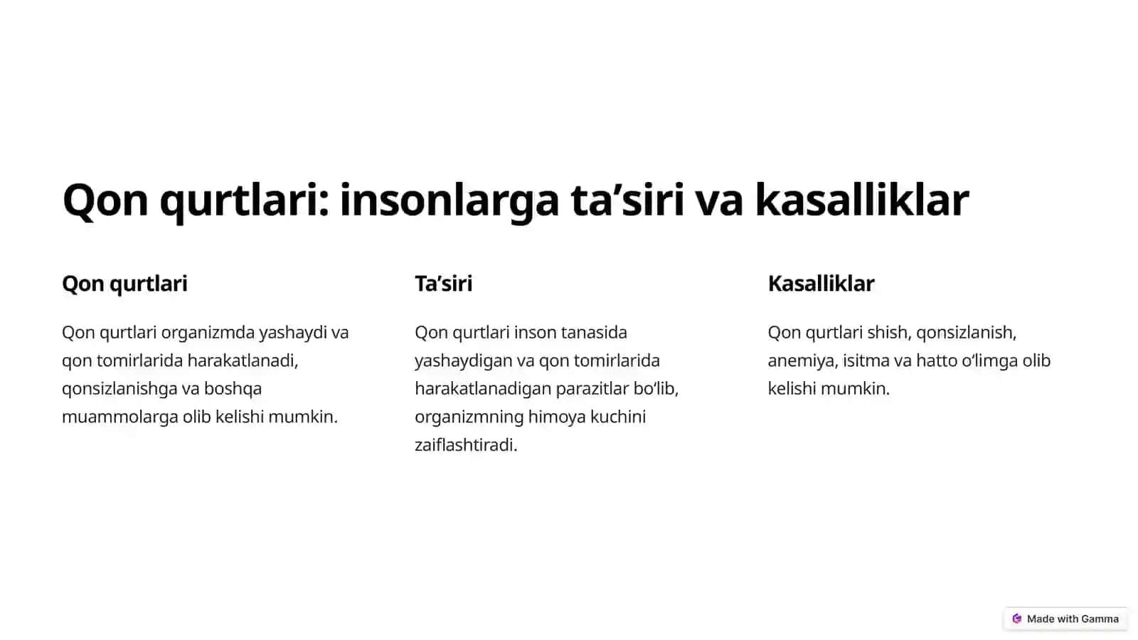Soʻrgʻichlilar: Jigar Qurti va Qon Qurtlari 4