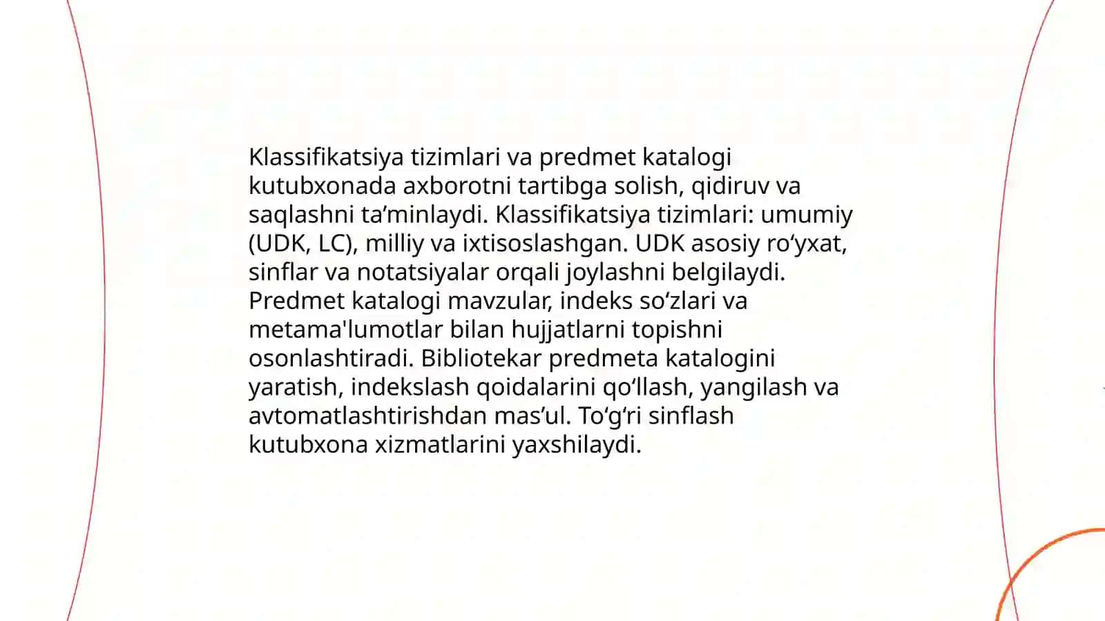 Kataloglashtirish va metadata yaratish 4