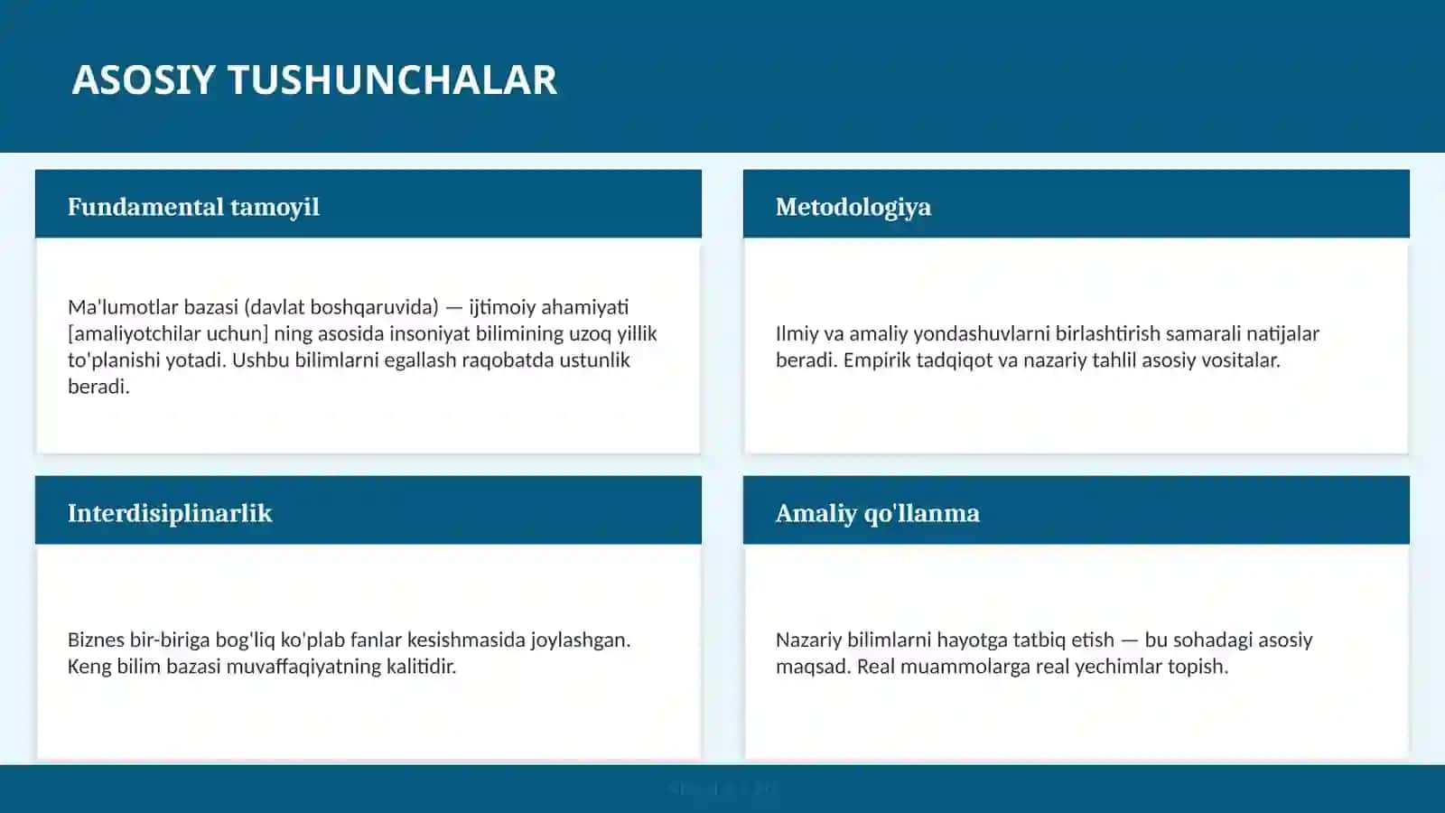 Ma'lumotlar bazasi (davlat boshqaruvida) - ijtimoiy ahamiyati [amaliyotchilar uchun] 4