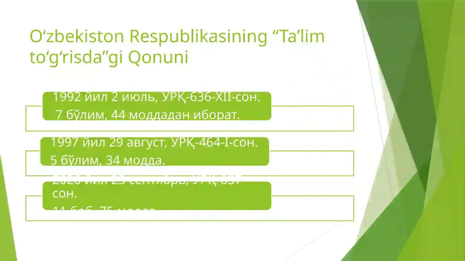 O‘ZBEKISTON RESPUBLIKASIDA TA’LIM TIZIMINI RIVOJLANTIRISHNING KONTSEPTUAL ASOSLARI 4