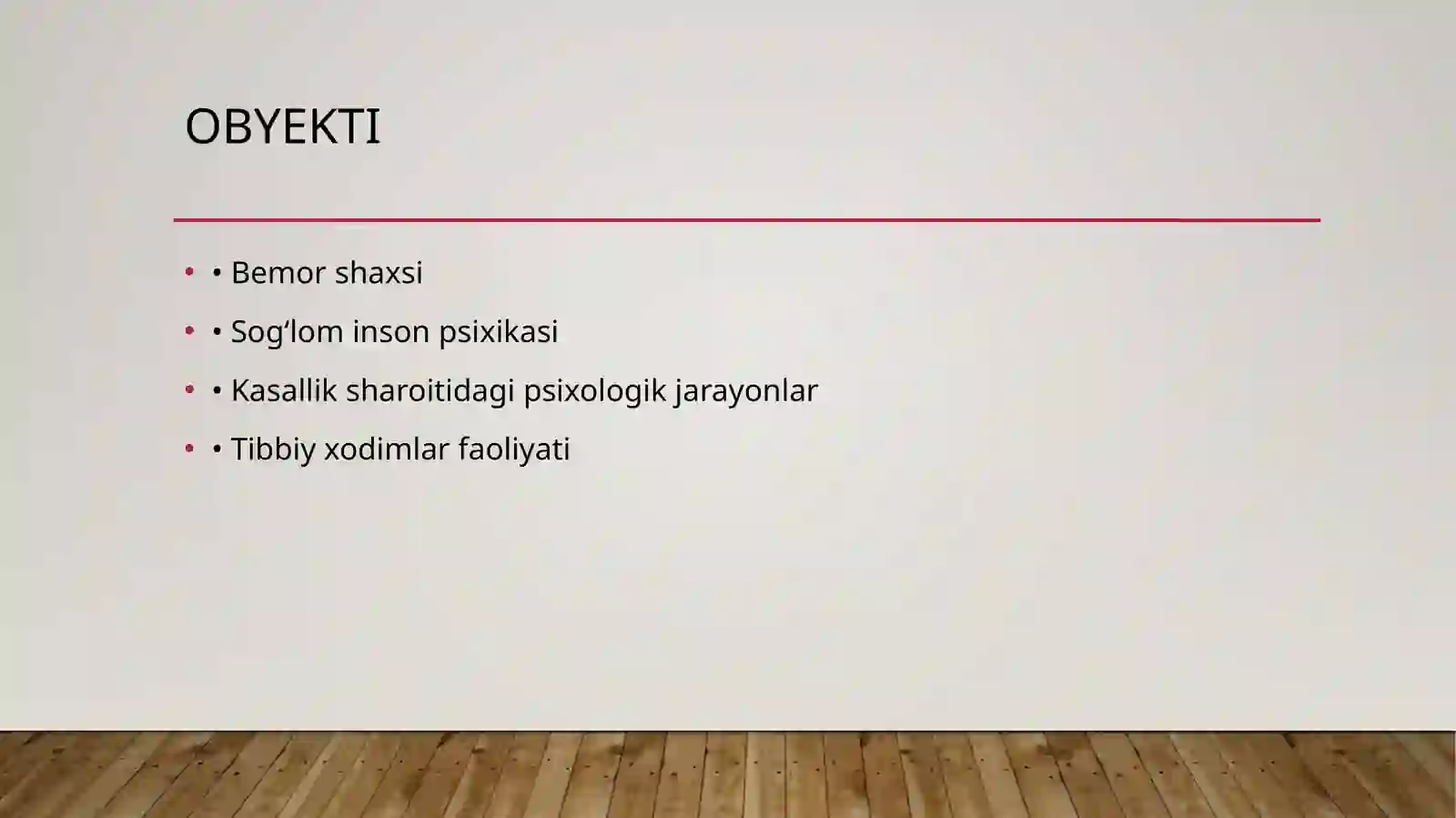 Tibbiy psixologiya faniga kirish 4
