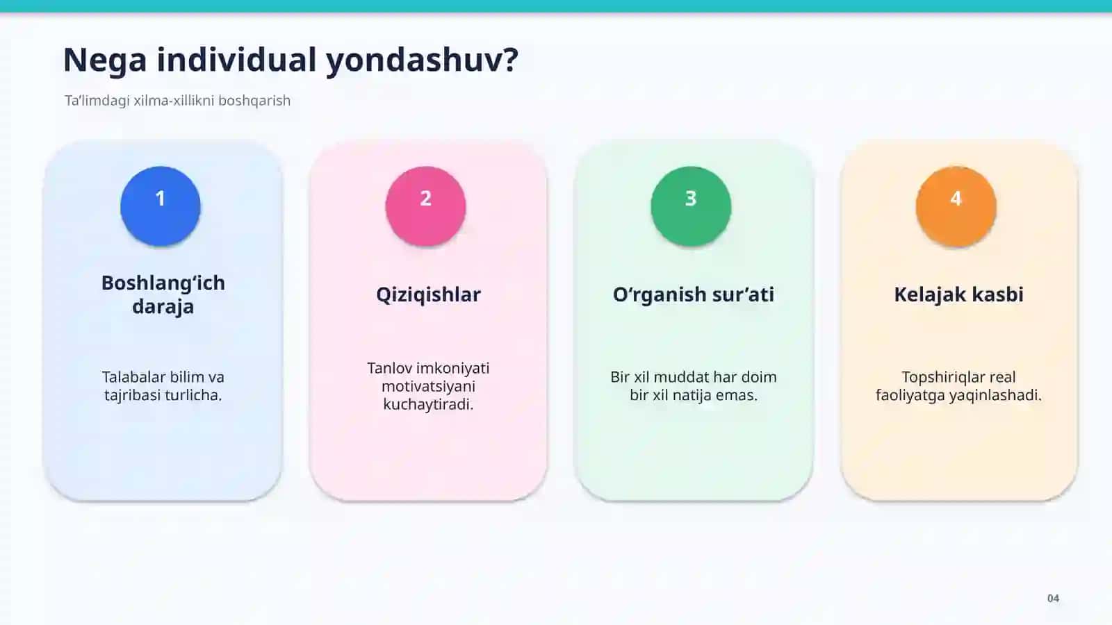 INDIVIDUAL TA’LIM TRAYEKTORIYALARI 4
