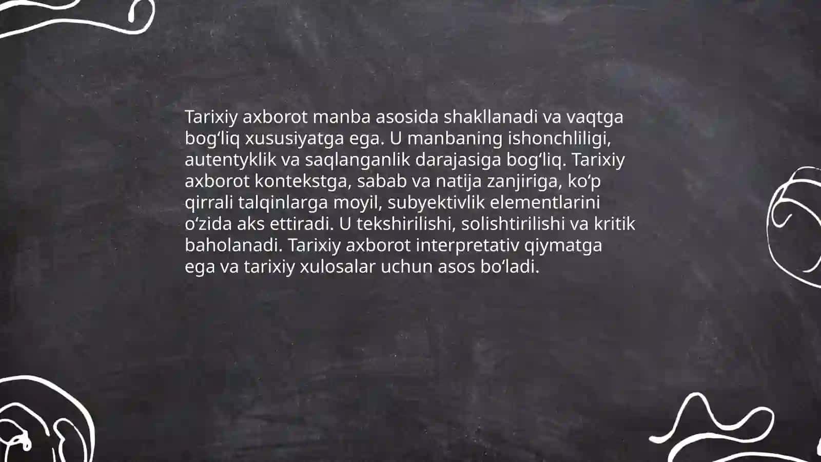 Tarixiy manba va axborot 4