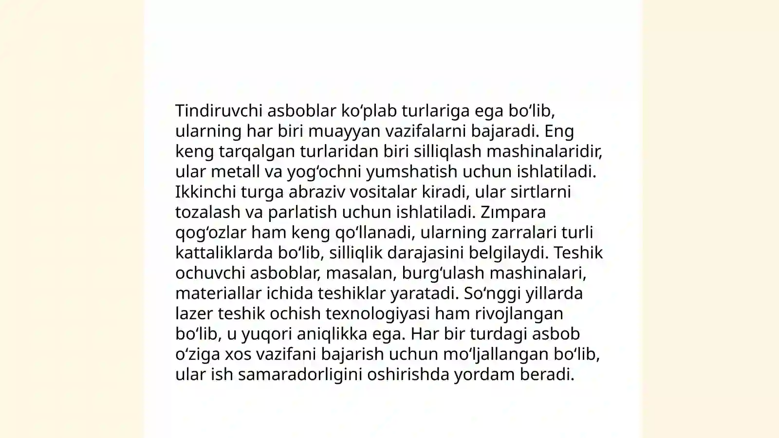 Mexanik tindirgichlar 4