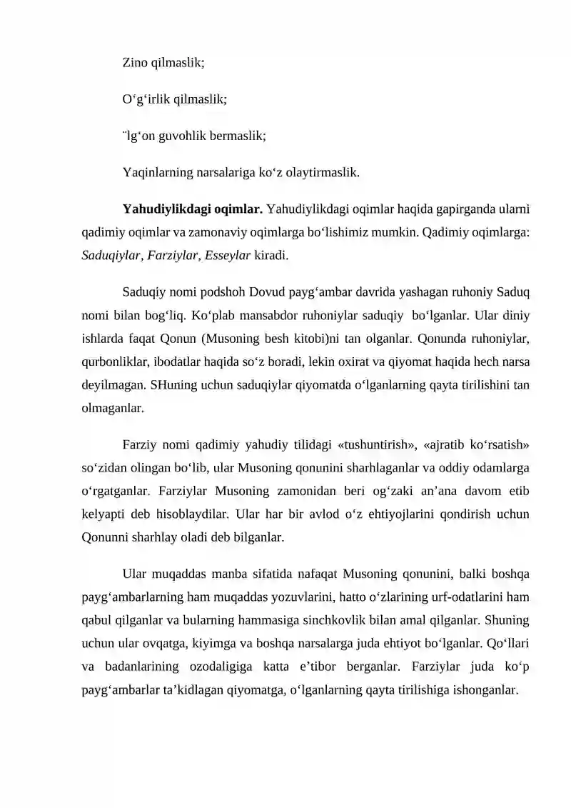 Yahudiylik talimoti 4