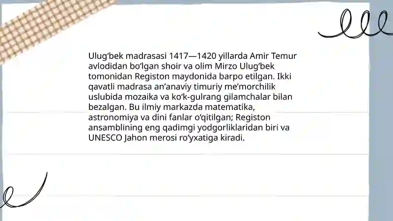 Registon majmuasi 4