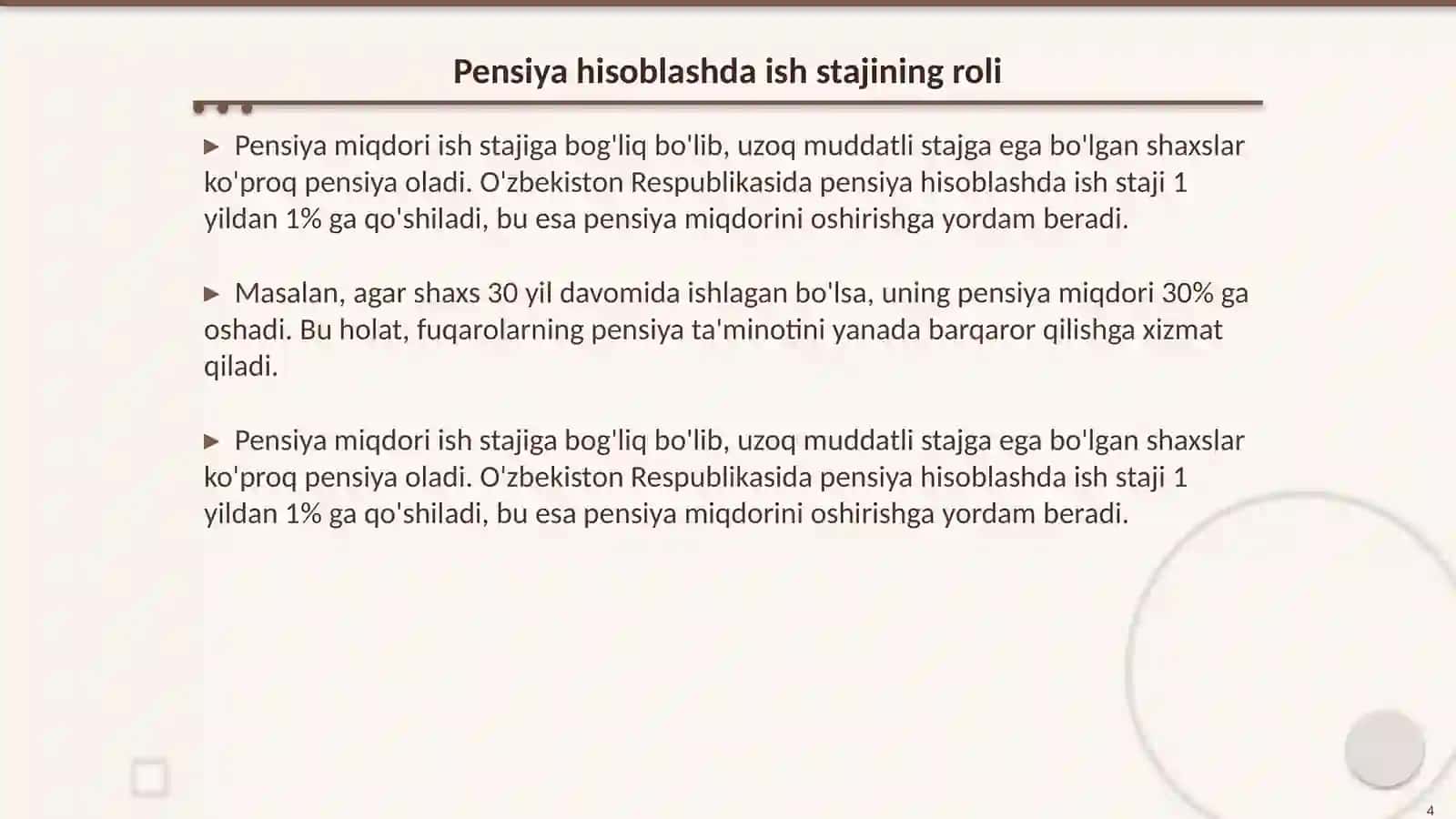 Ish Stajining Ahamiyati 4
