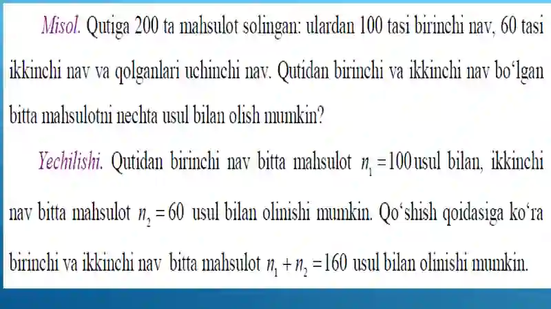 Kombinatorika elementlari 4