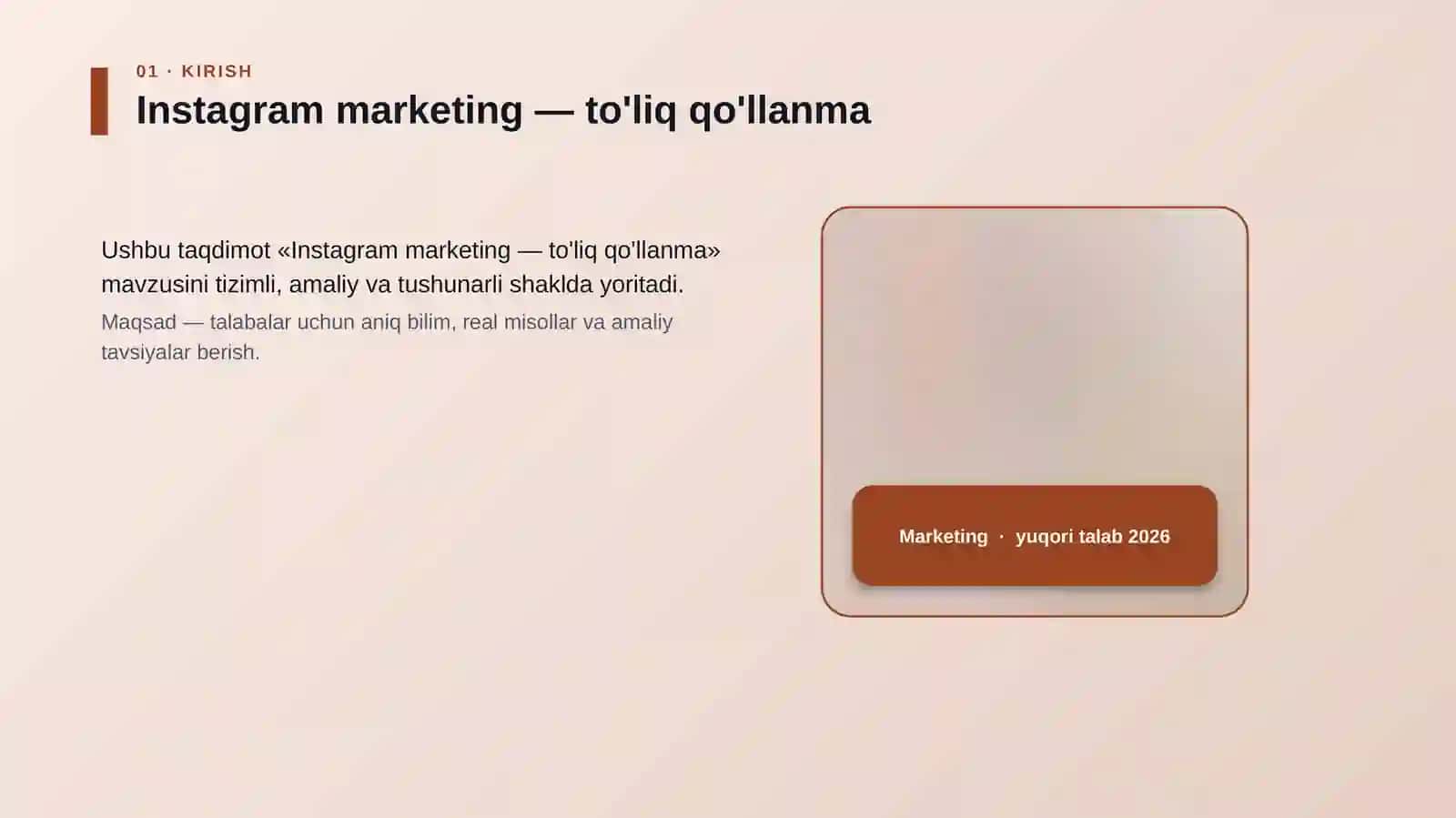 Instagram marketing — to'liq qo'llanma 4