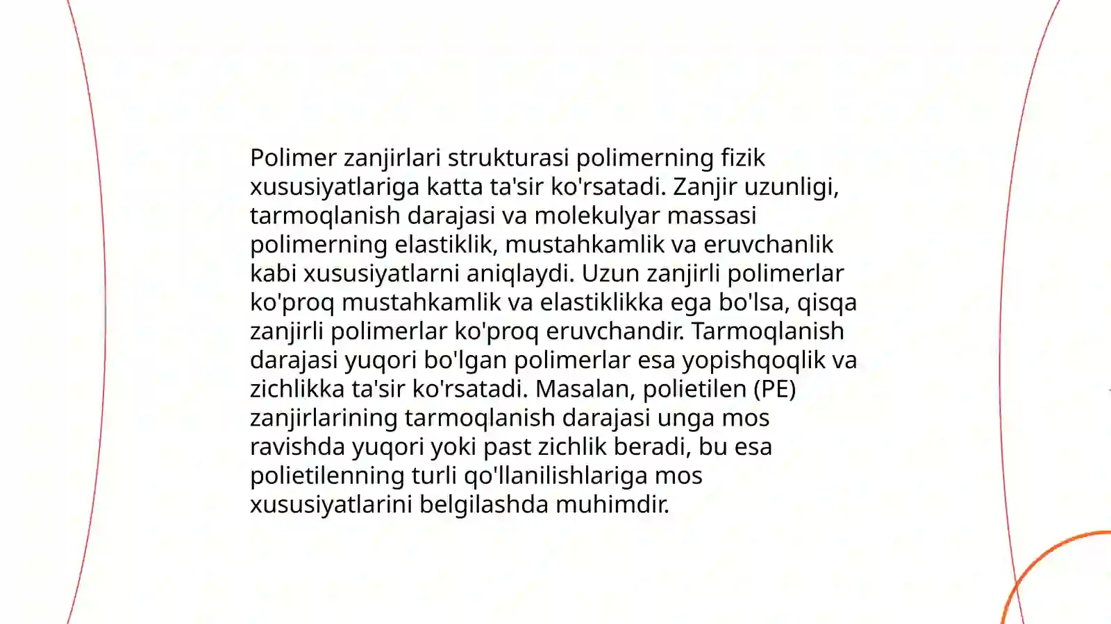 Polimerlarning relaksatsion xossalari 4