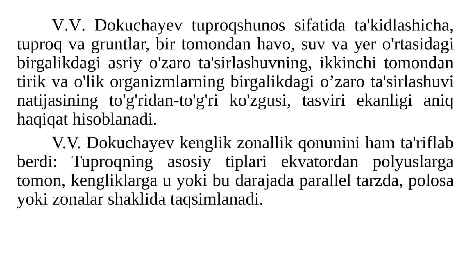 Yer yuzida tuproqlarning tarqalishi qonuniyatlari 4