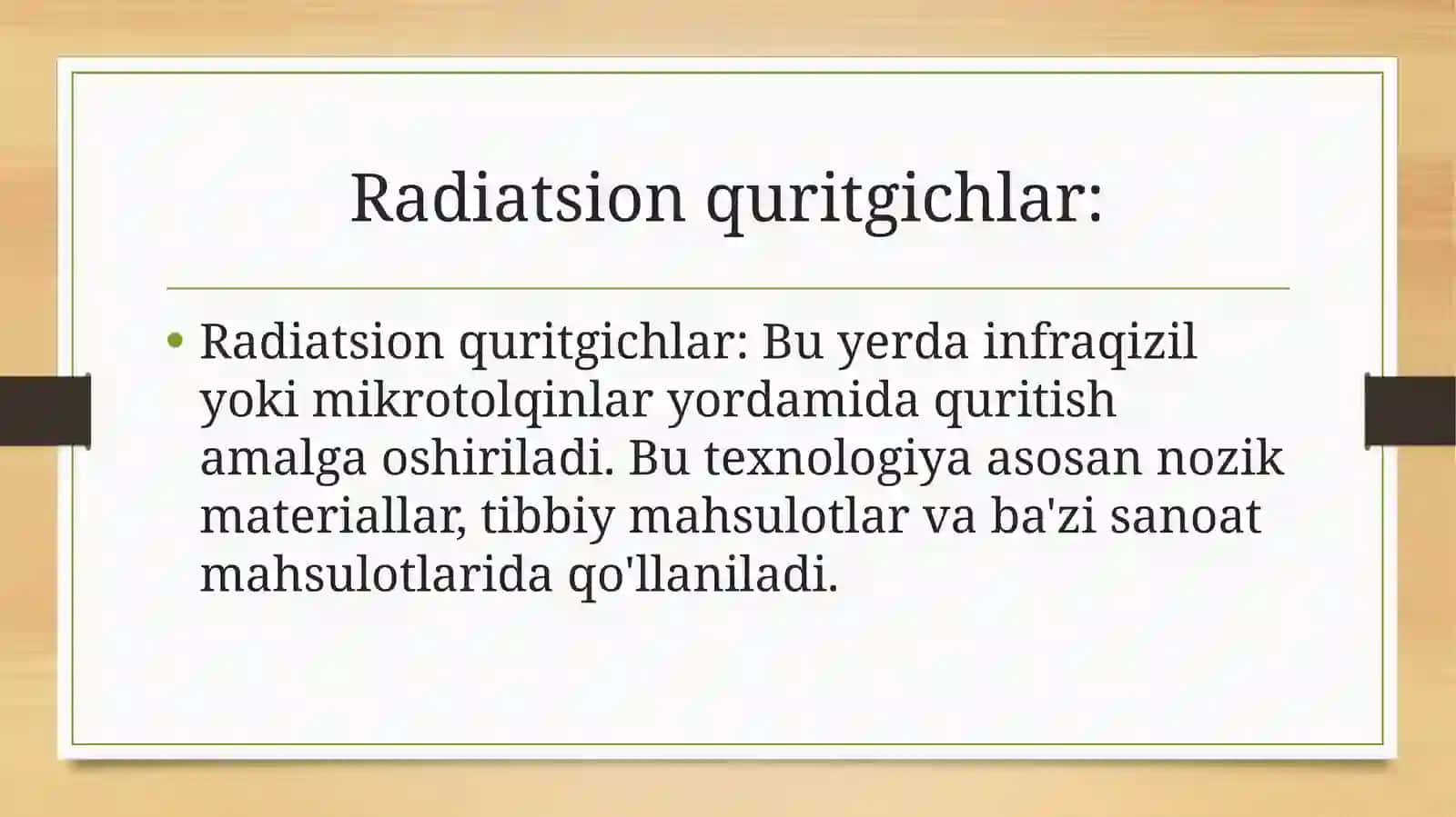 Quritish qurulmalarining turlari 4