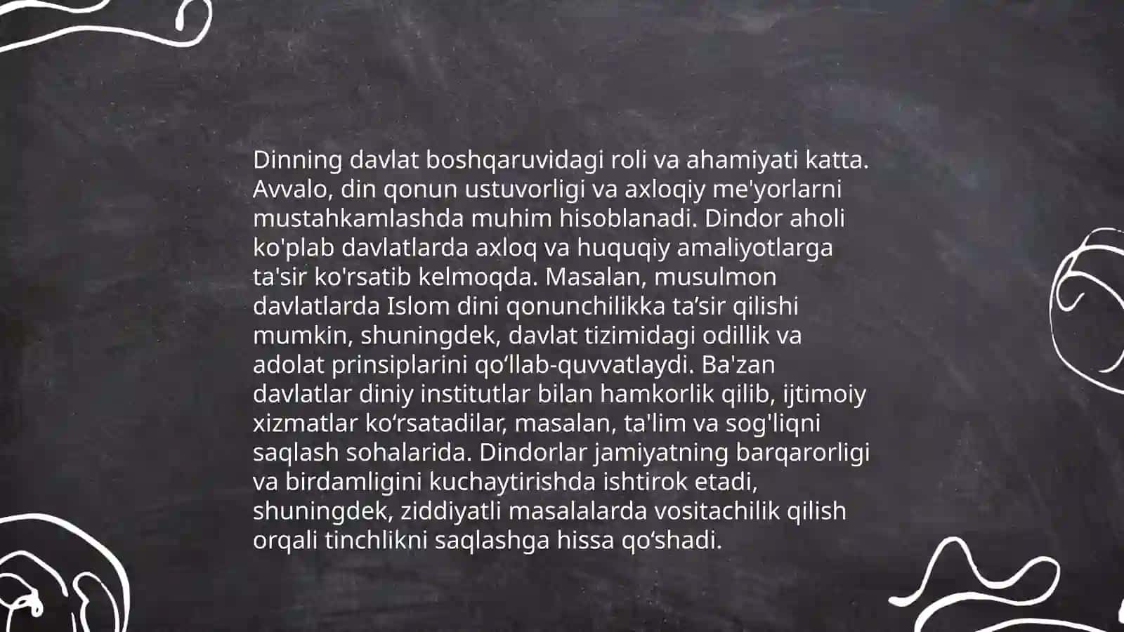 Din va davlat boshqaruvi: tarixiy dalillar 4