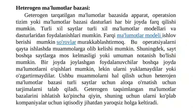 Katta ma’lumotlarni qayta ishlash texnologiyalari 4