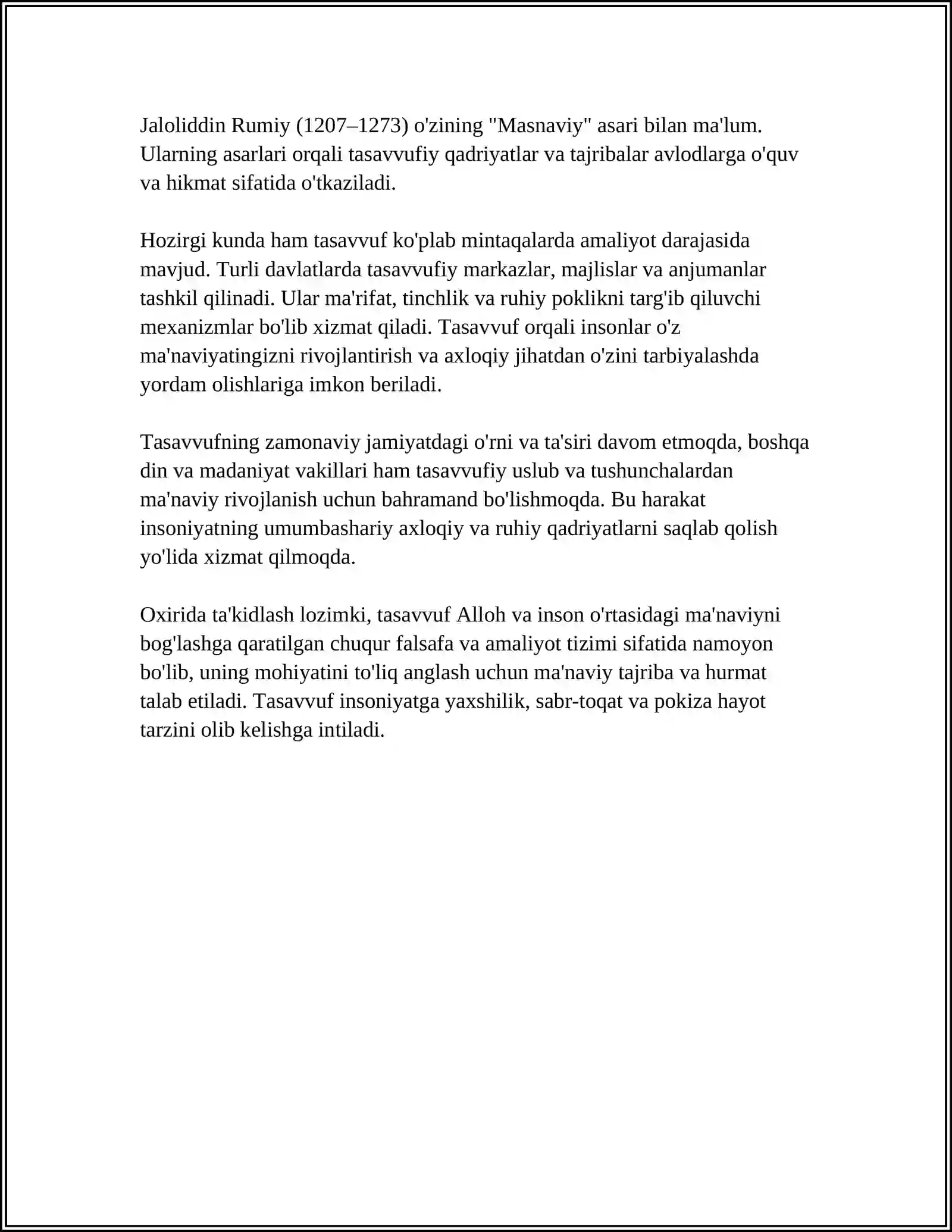 ABU HOMID GʻAZZOLIYNING "MUKOSHAFATUL QULUB ” ASARI 4